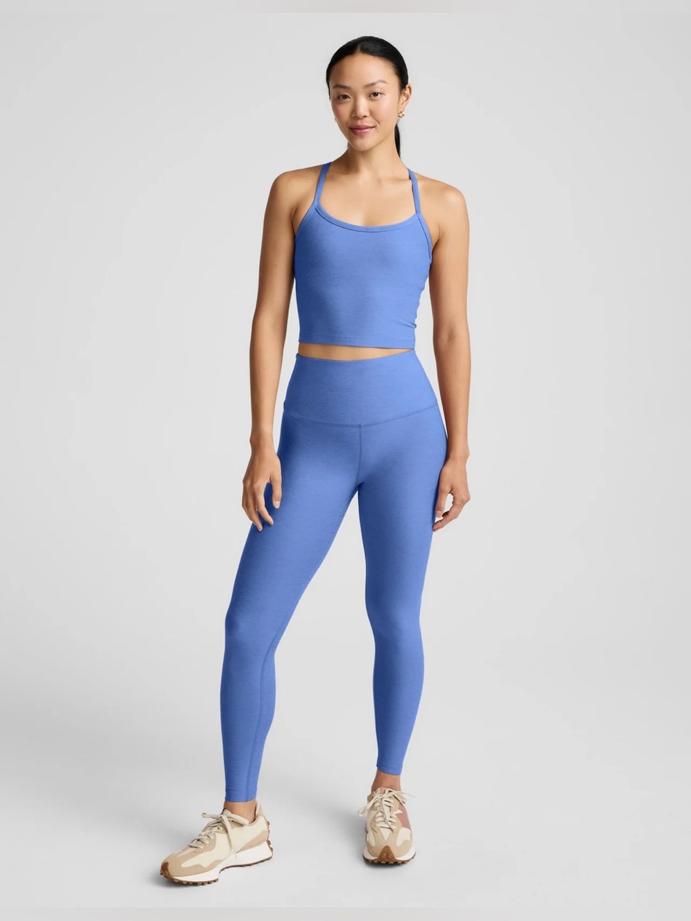 NWT Beyond Yoga Spacedye™ Caught In The Midi High Waisted Legging in Blue size S